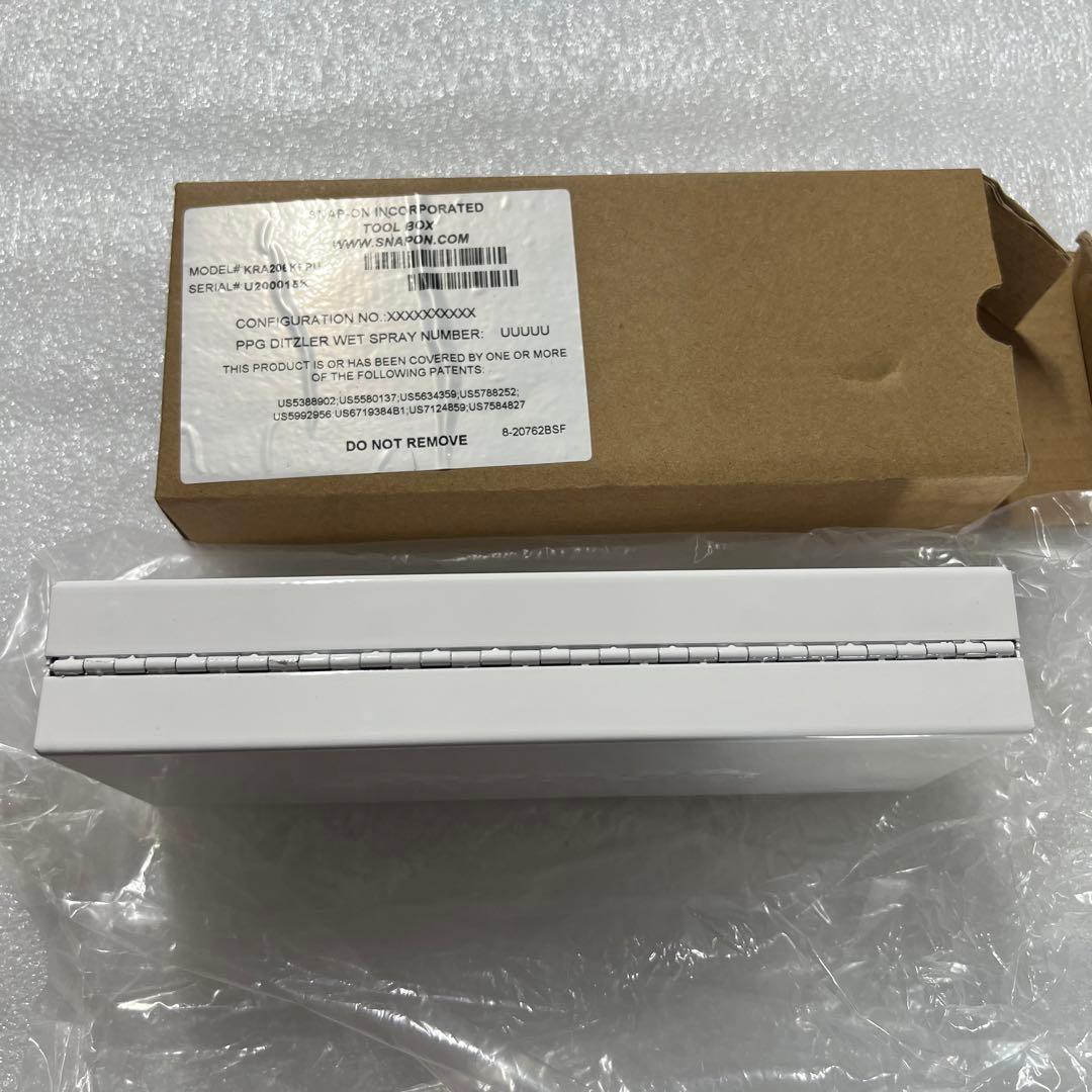 スナップオン　KRA206KFPU 白　工具箱　ペンケース　鉄　絶版品