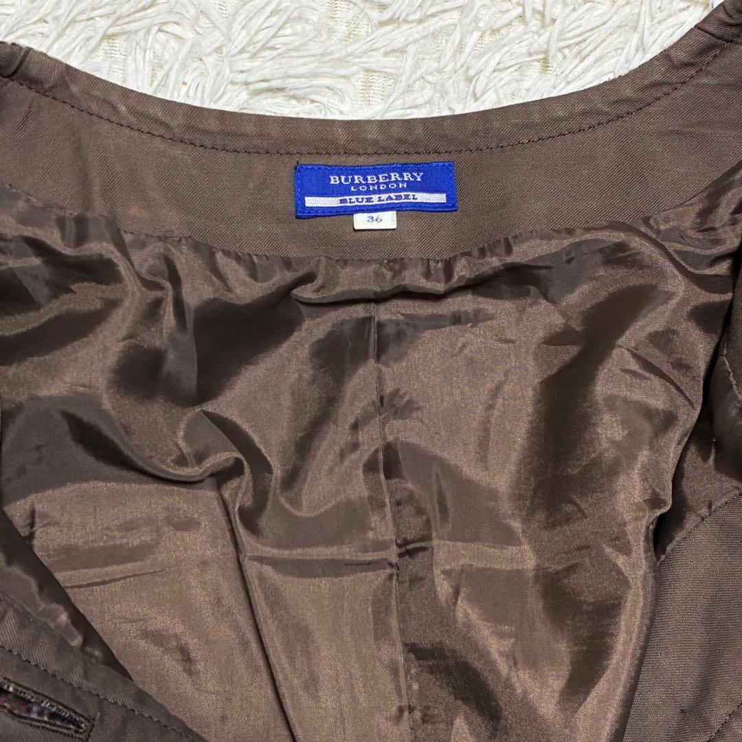 バーバリーブルーレーベル ミニワンピース ノバチェック 吉川ひなのさん着用