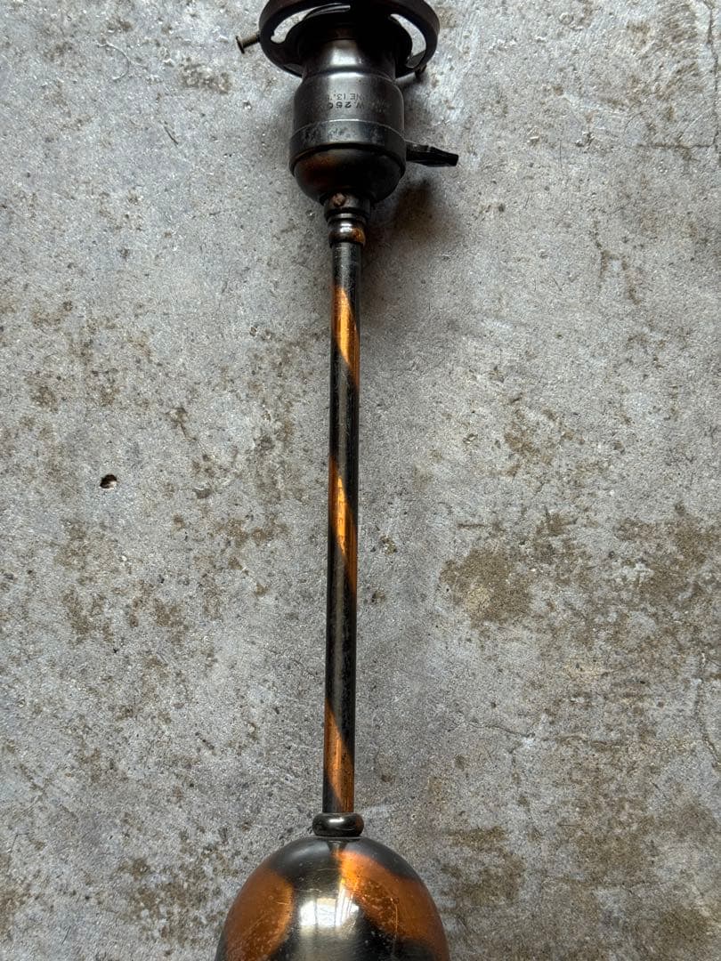 アンティーク　Japanned シーリングランプ　ジャパン　フィニッシュ