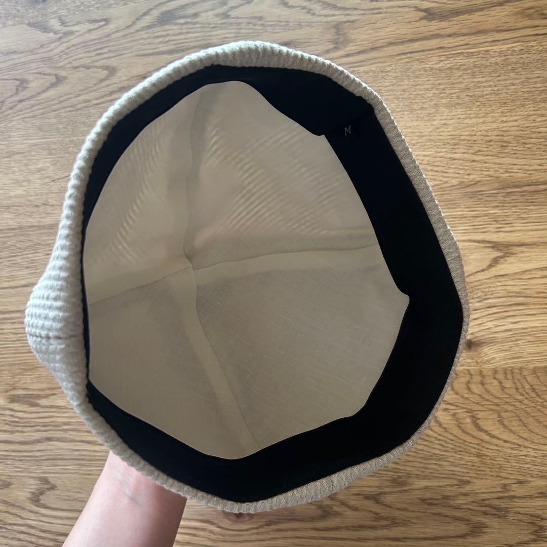 【試着のみ】ミテ mite どんぐり帽 生成 Mサイズ