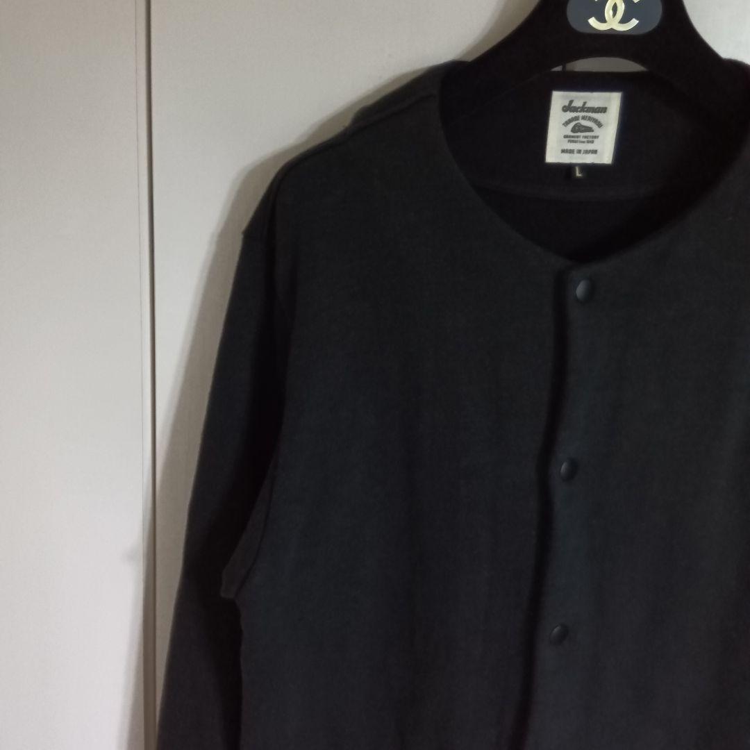 JACKMAN 別注　GG　スウェット　スナップ ジャケット　L　日本製