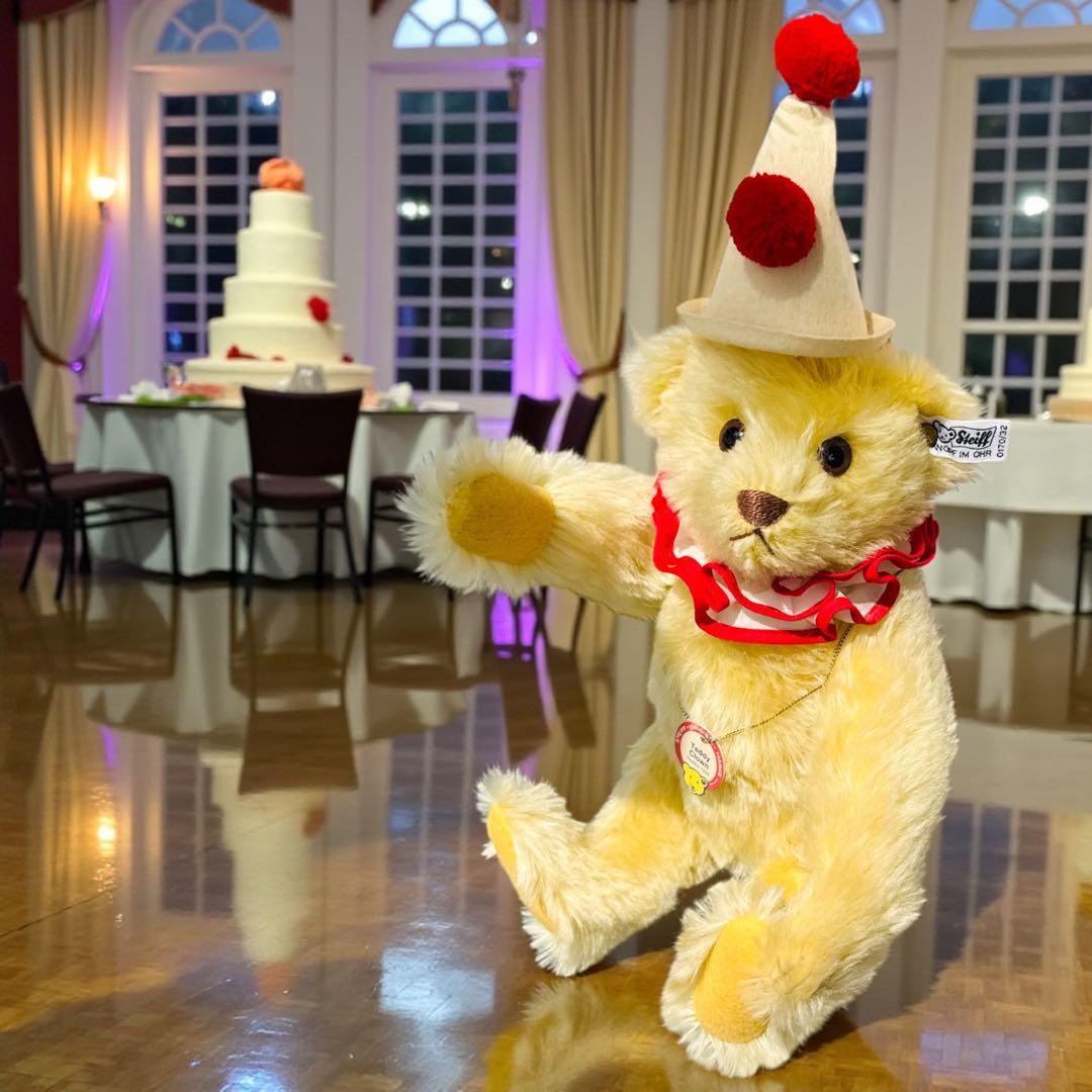 シュタイフ Steiff テディベア テディクラウン 美品 クラウンハット2個