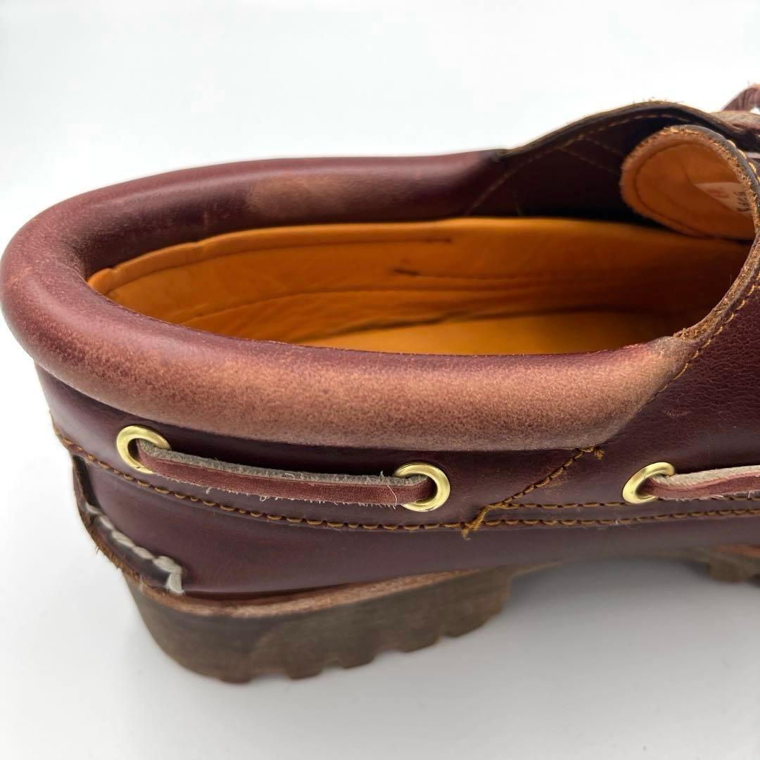 靴 Timberland 3eye classic lug Burgundy