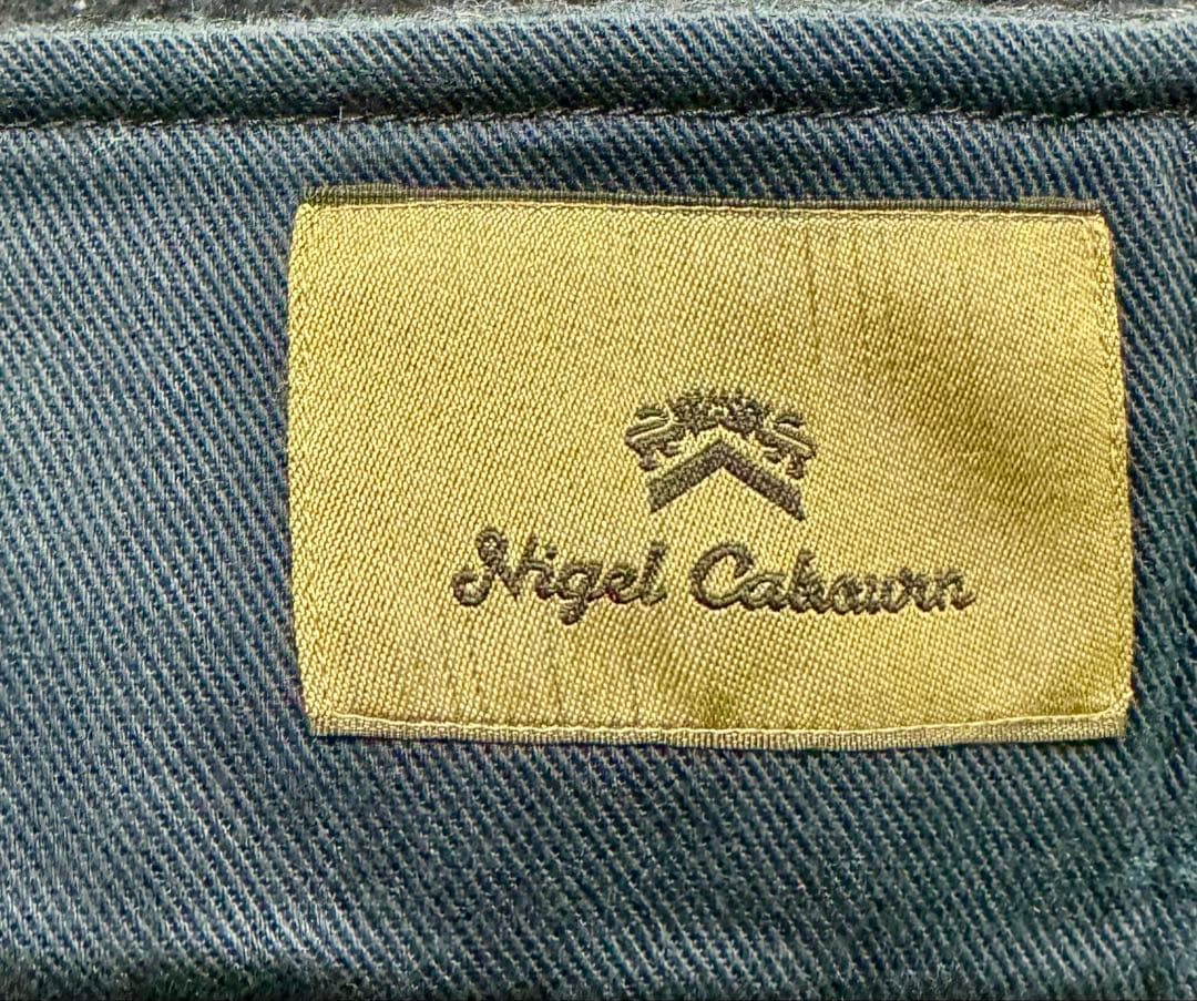 Nigel Caborne リバーシブルモンゴメリーコート 46ネイビーダッフル