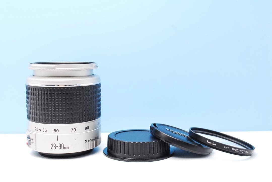 ホワイトCanon X7✨️静音USMレンズ＋取説・CD・元箱付！女性人気♥️