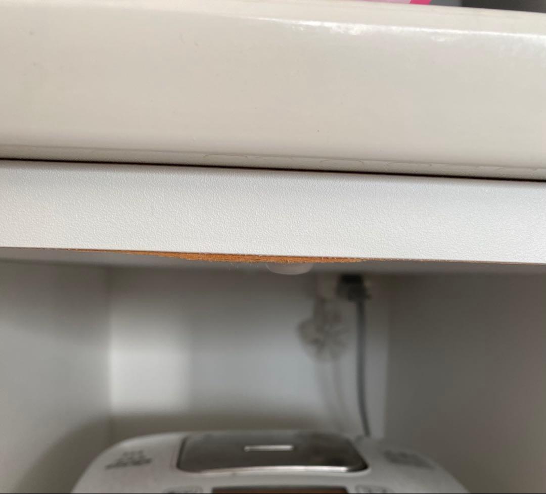 tee ニトリ　ホワイトキッチン収納 中型 アルミフレーム