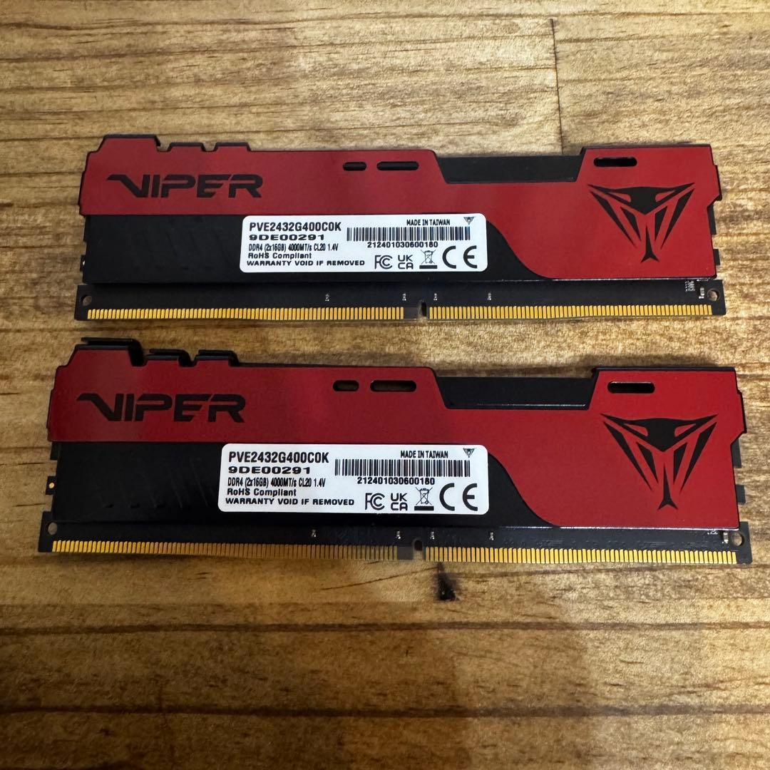 Viper DDR4 4000MHz 32GB(16GB×2)