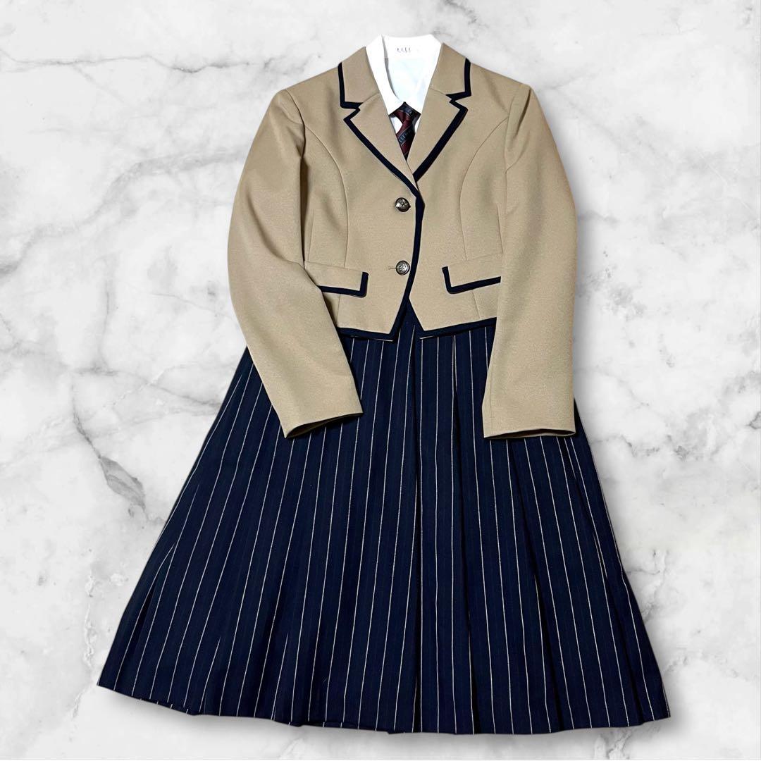 【極美品】✨ELLE en noir プレッピージャンパースカートスーツ165