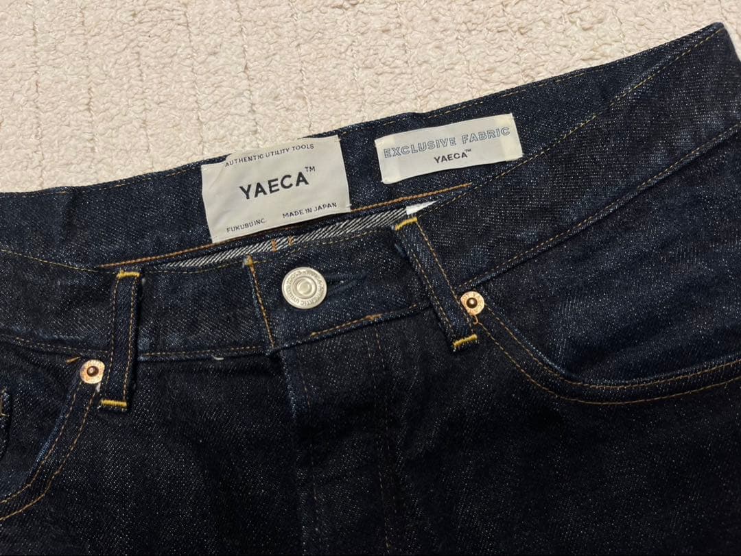 YAECA ヤエカ WIDE TAPERED DENIM(10-14W)デニム