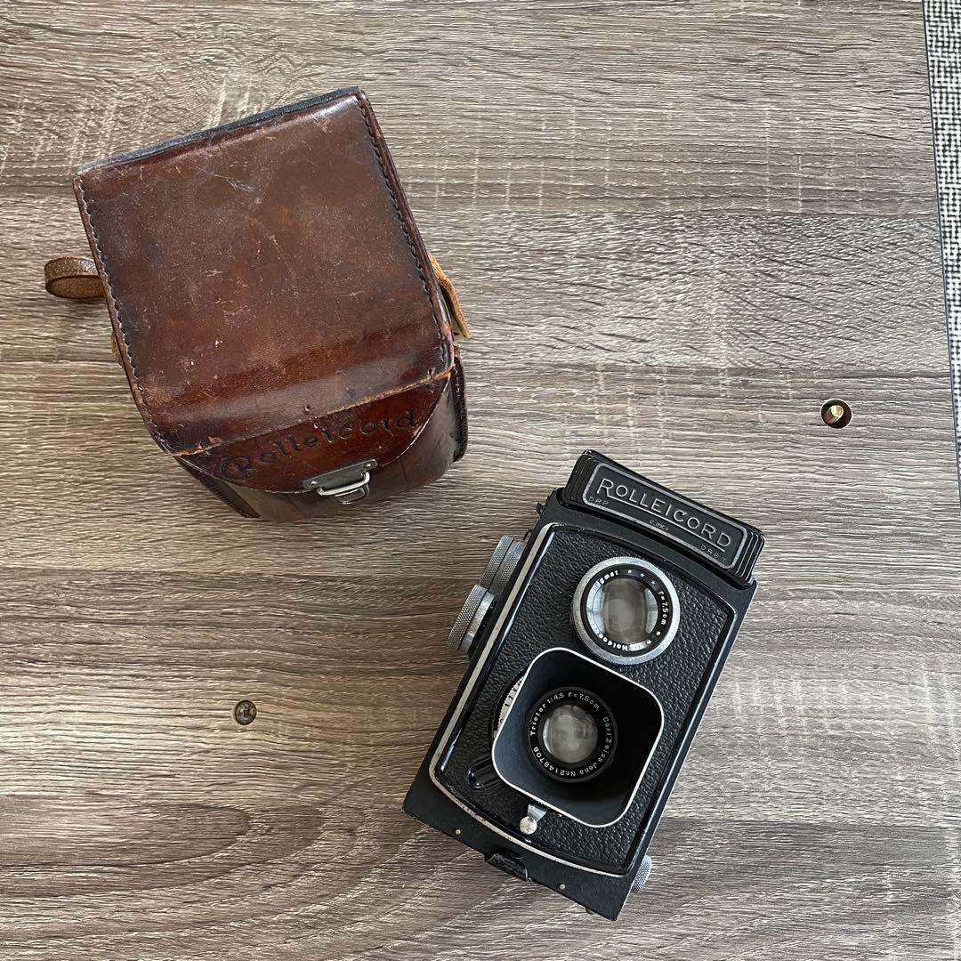 Rolleicord Ⅰa型 二眼レフカメラ レザーケース +おまけ付き