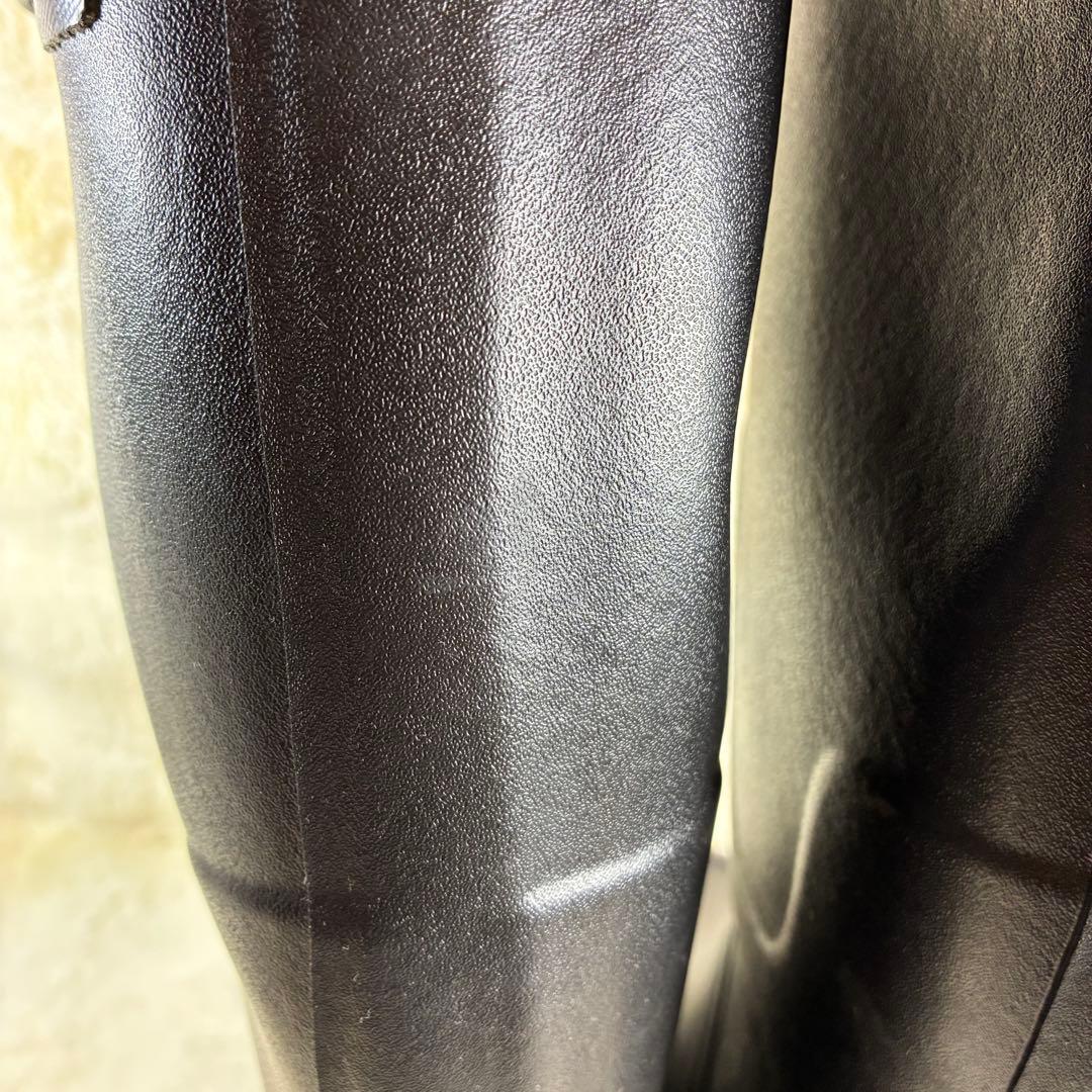 【AIGLE】 美品　レインブーツ42 エーグルラバーブーツ 黒　長靴　綺麗