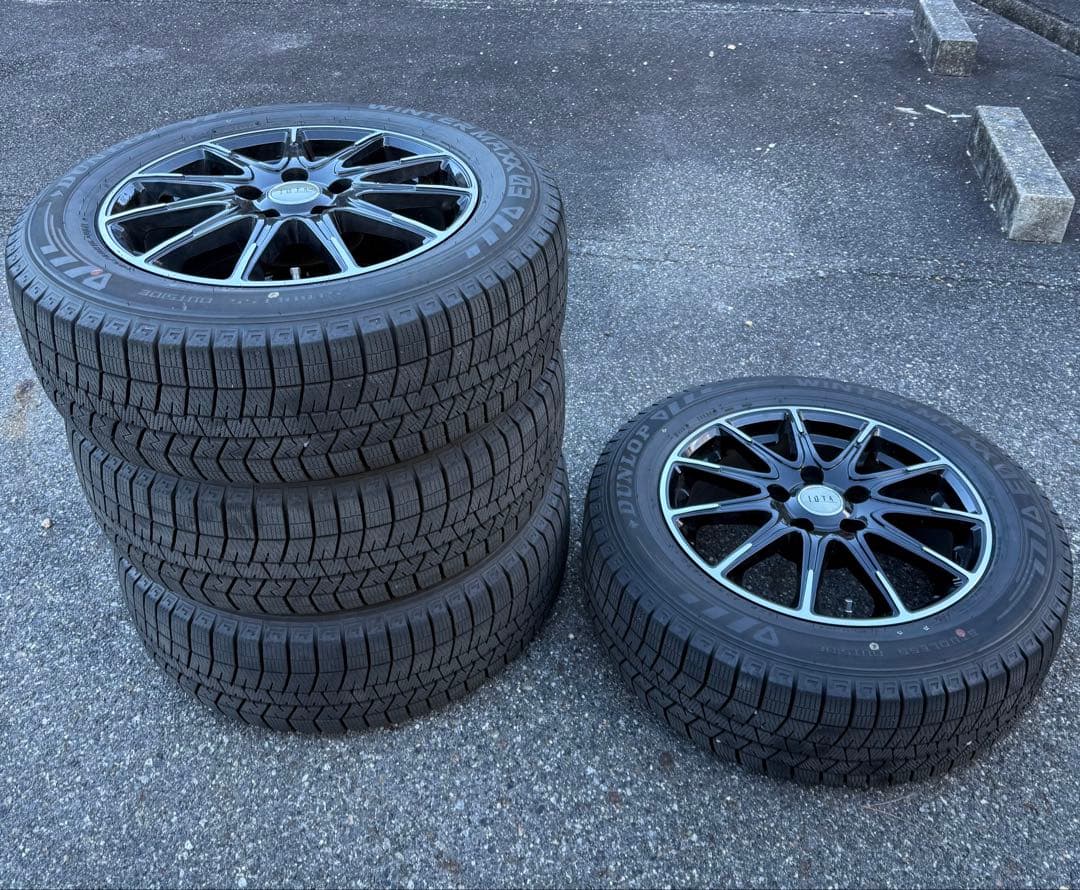 mak【ダンロップ24年製/タイヤホイールセット】スタッドレス