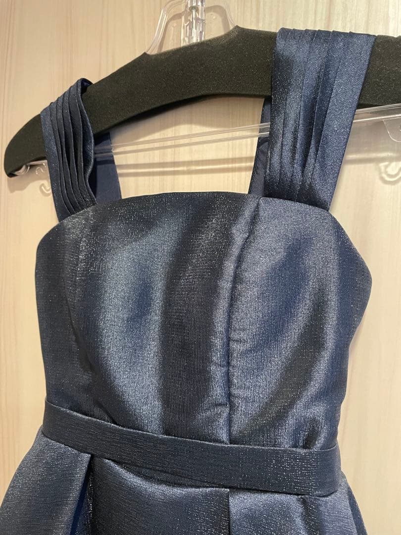 TWEED DREES ダークネイビー ロングドレスAライン 140cm 演奏会