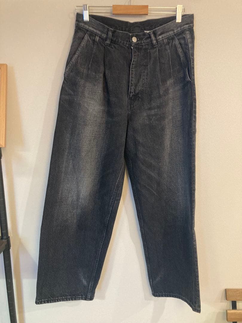 graphpaper デニムパンツ 黒 1