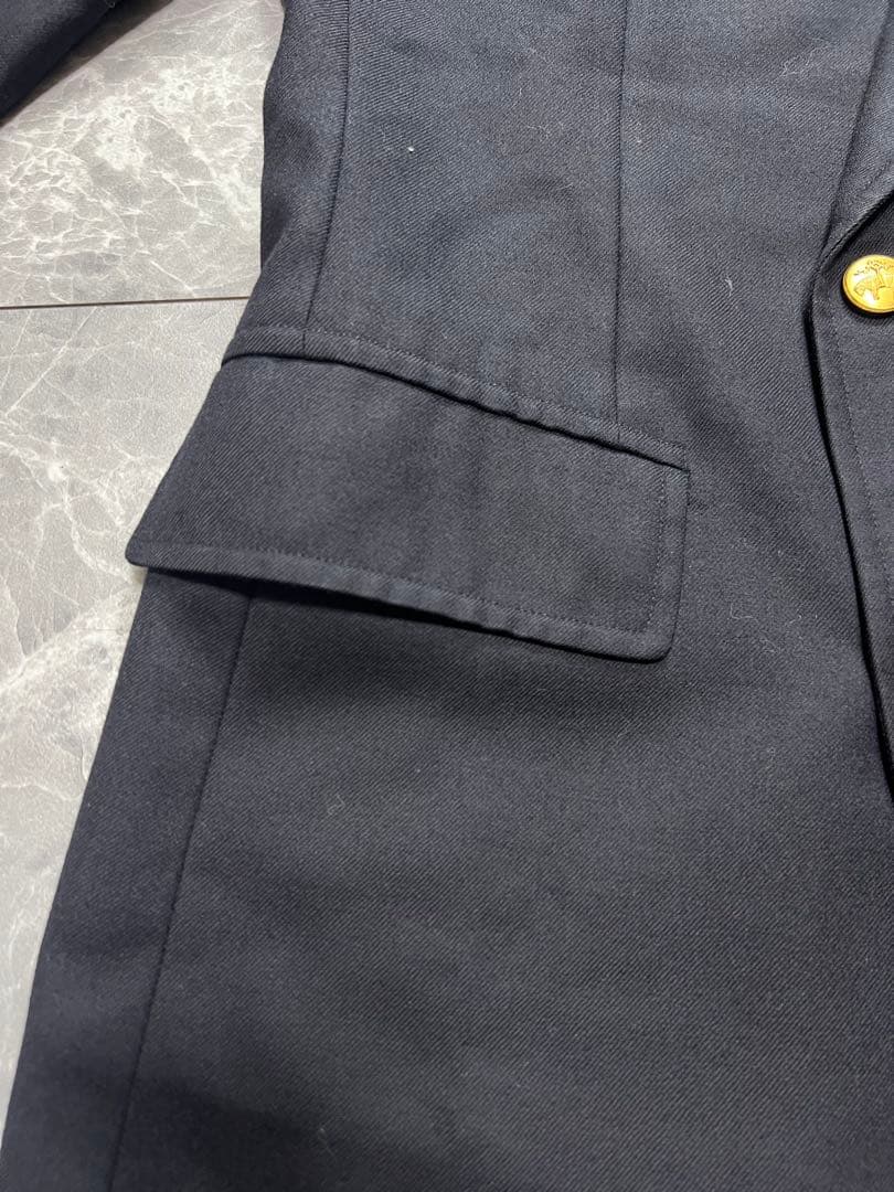 美品　ブルックスブラザーズ　紺ブレ　ダブル　メンズ　金ボタン　ウール　L