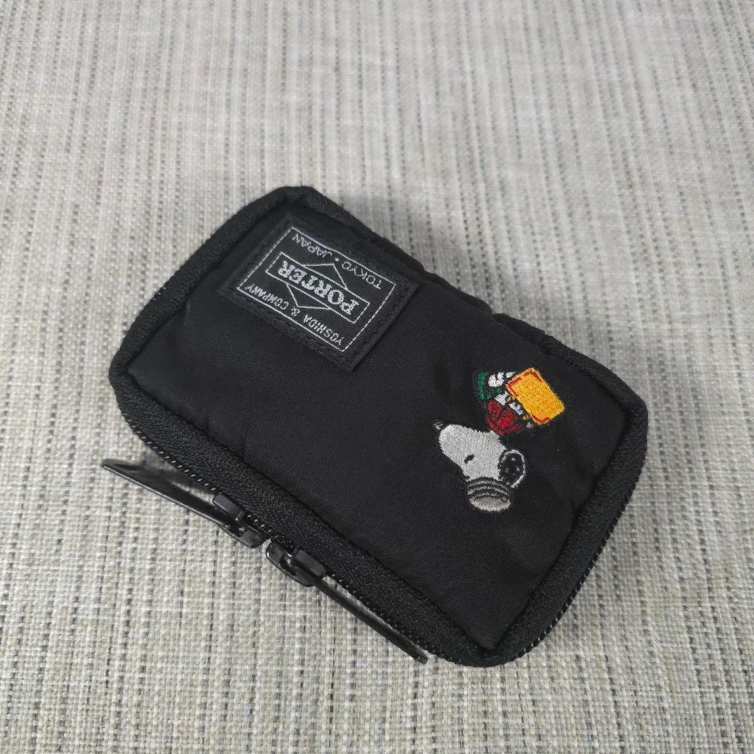 未使用　最終モデル　PORTER　スヌーピー　キーケース　ブラック