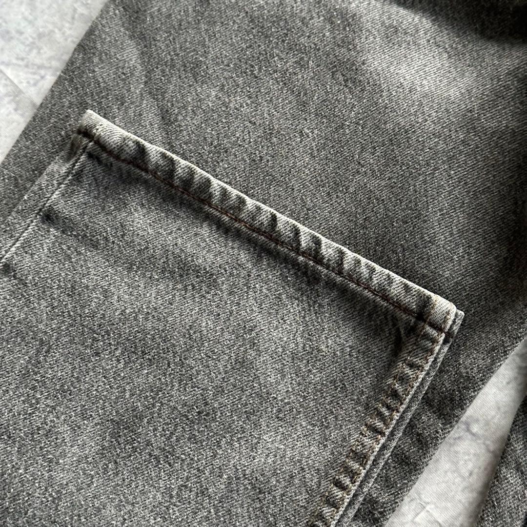 【80s】Levi's 501 先染め アメ製 ブラックデニム W32