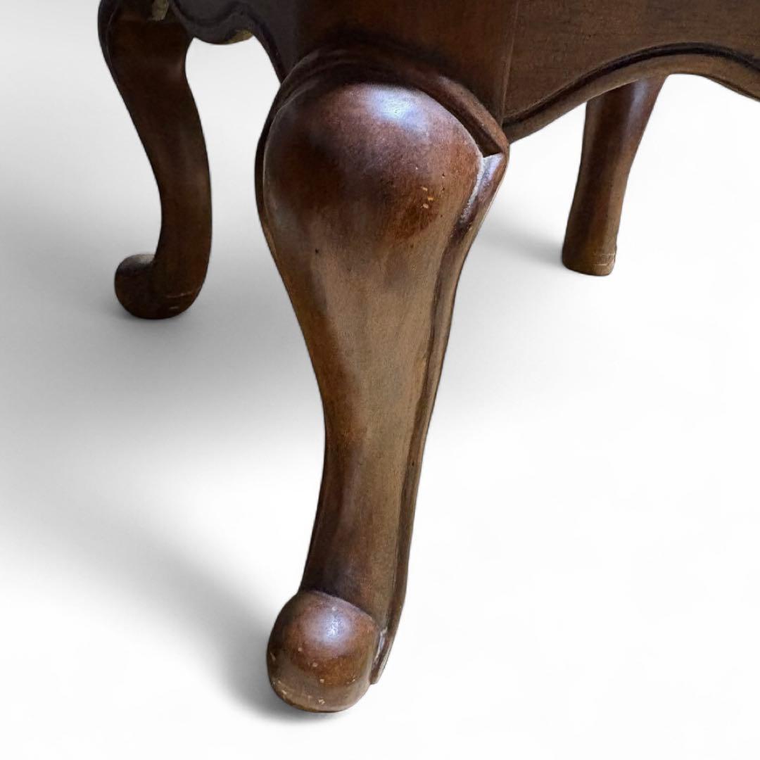 Ashley アシュレイ エンドテーブル 猫脚 ラスティックブラウン