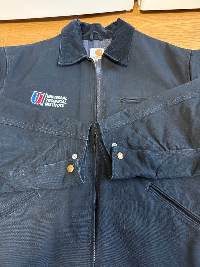 Carhartt 企業刺繍付きデトロイトジャケット　 USA製