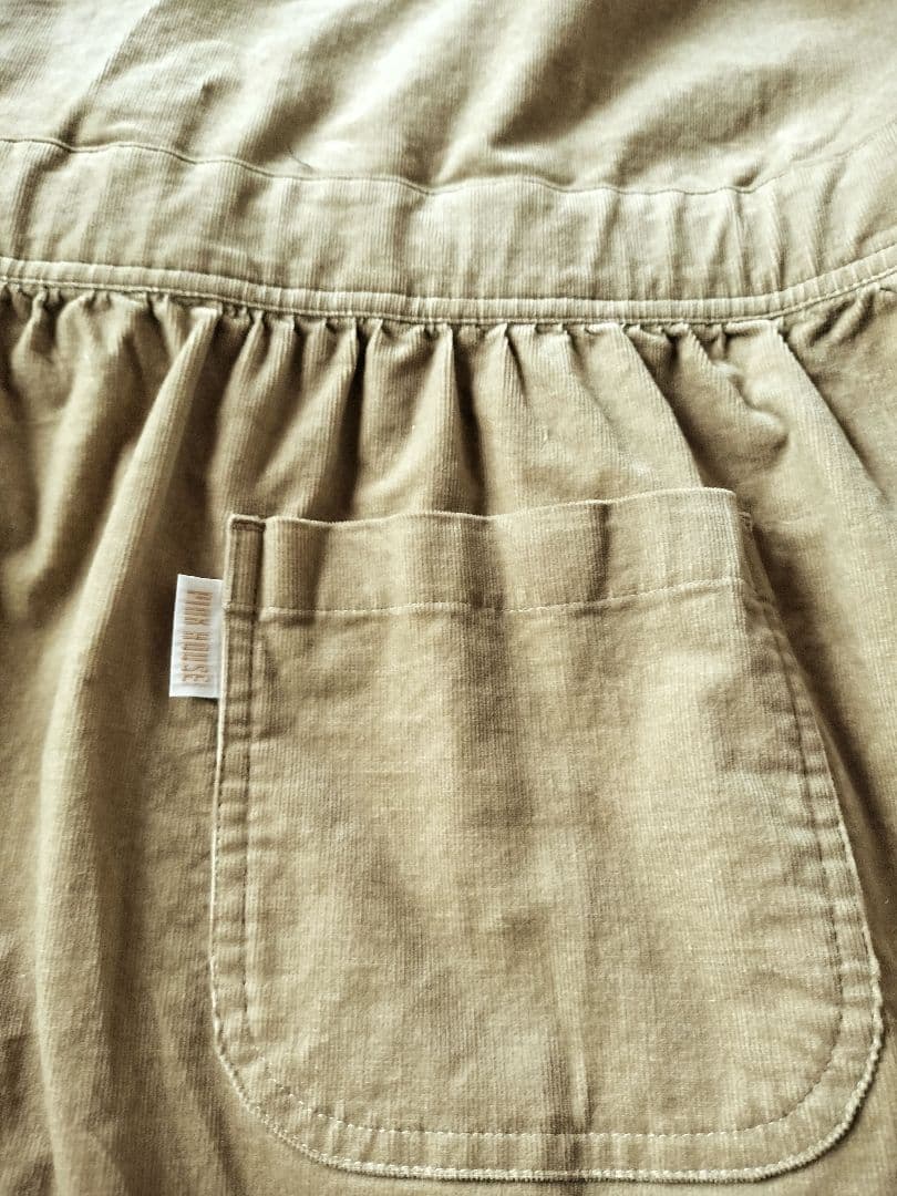 PINK HOUSE ピンクハウス コーデュロイ 薔薇 刺繍 ワンピース