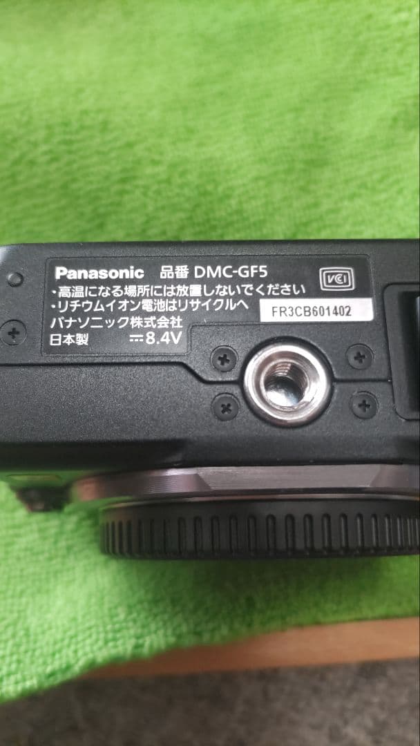 パナソニック　DMC-GF5 完動品　程度良好　ショット数約1500 日本製