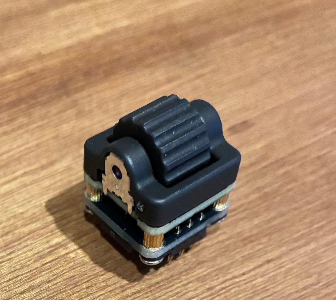 自作キーボード roBa ブラック 完成品 ちょいカスタム