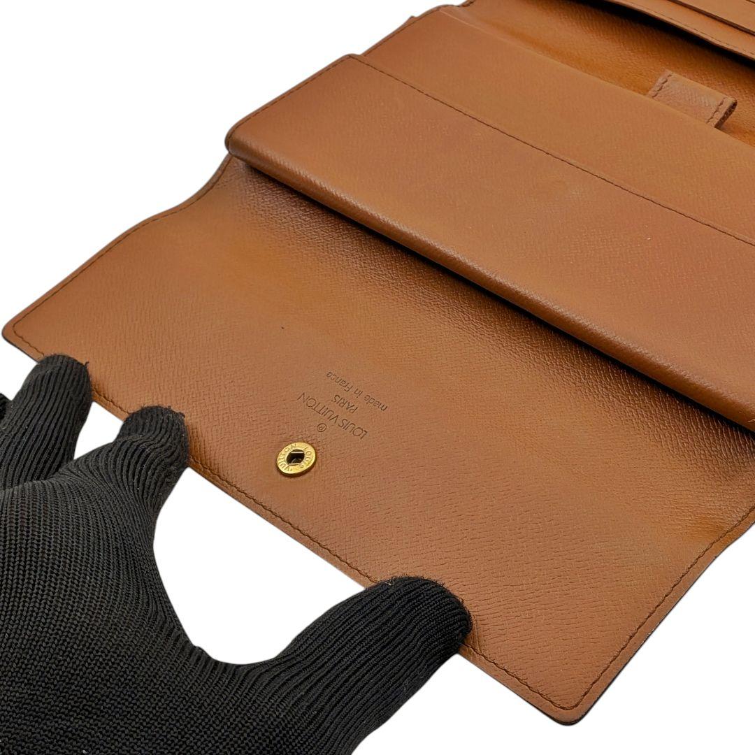 外観美 ルイヴィトン モノグラム ポルトトレゾール インターナショナル 974