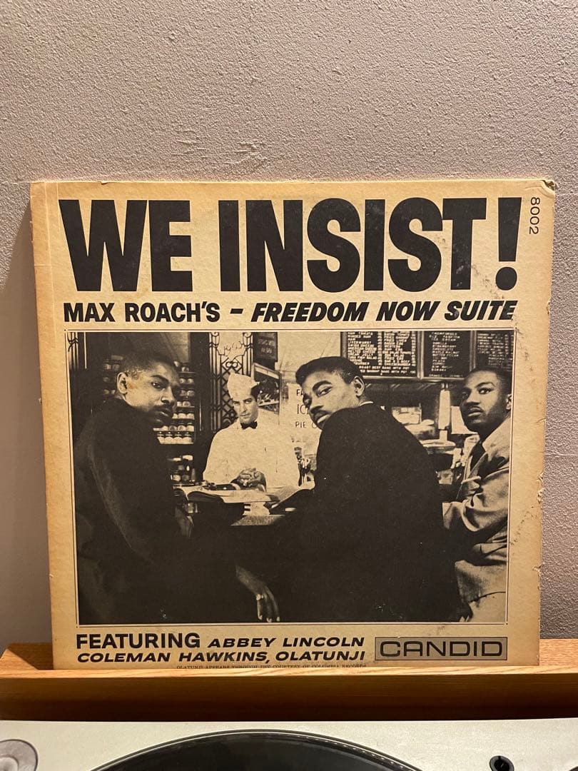 WE INSIST! MAX ROACH'S FREEDOM NOW 美品