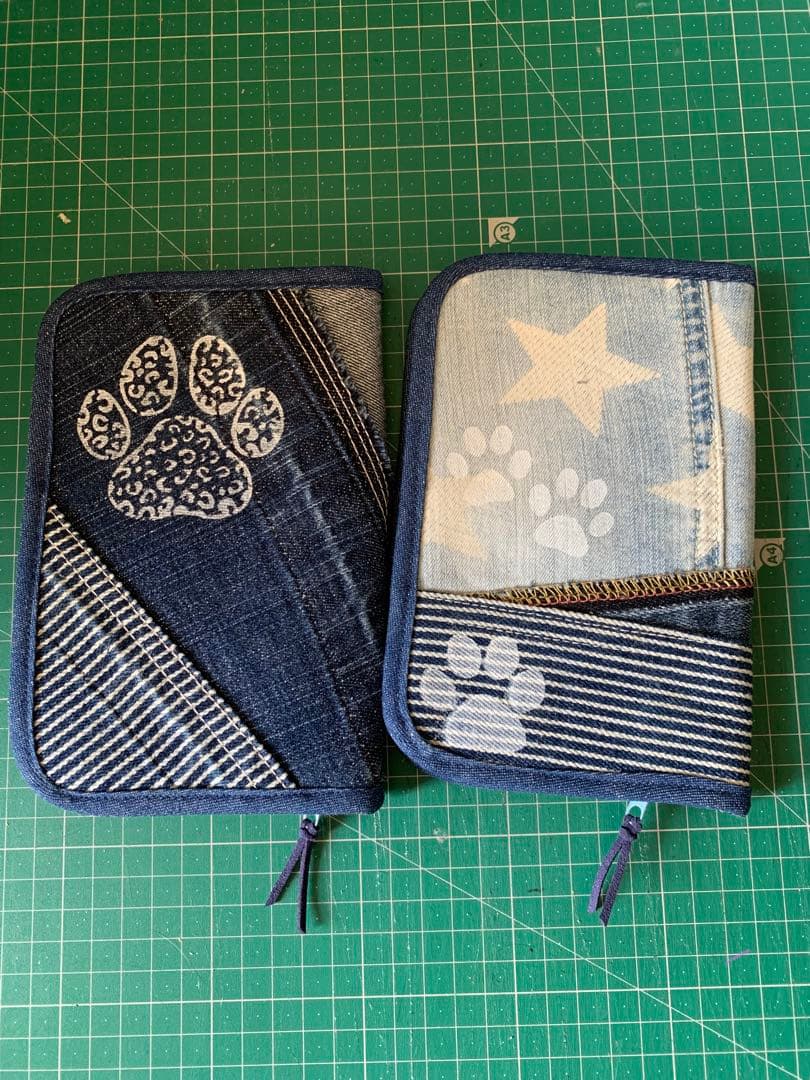 【なよ】ワイヤー口金ボストンバッグ、マルチケース×2