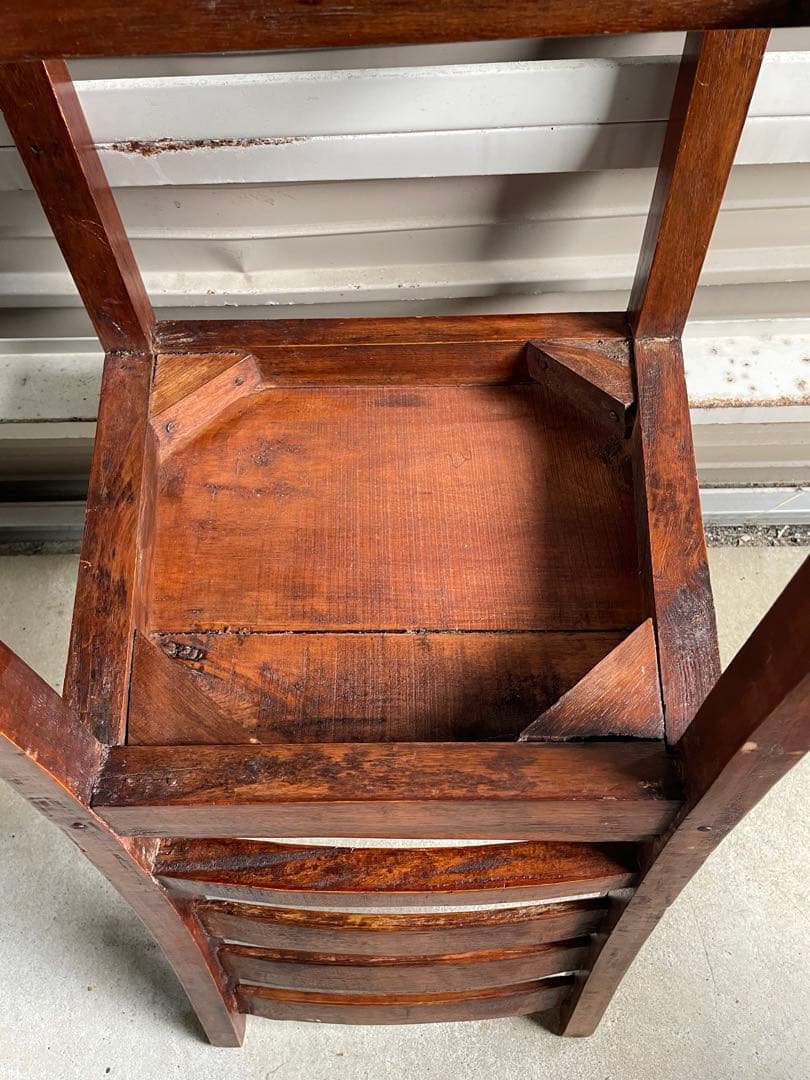 ビンテージ/インド/インド家具/無垢材/ダイニングチェア/チェア/椅子