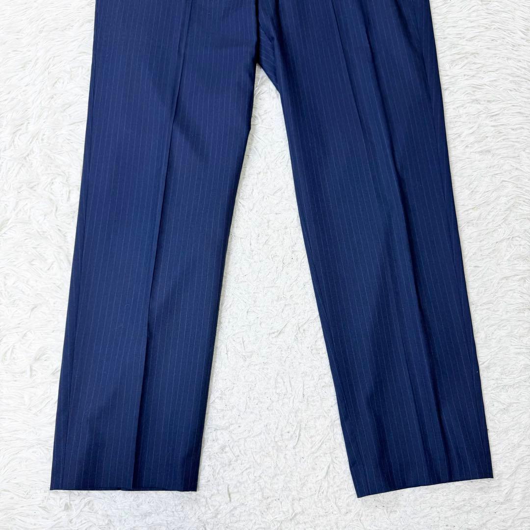 【美品】ZARA MAN SARTORIAL セットアップ 紺 ストライプ　54