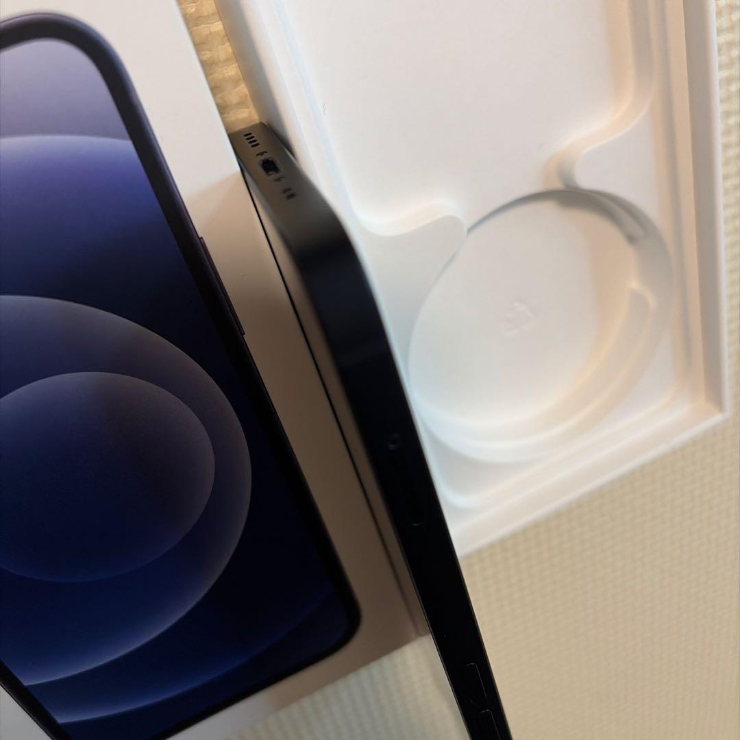 Apple iPhone 12 mini ブラック 本体　イヤフォン　充電