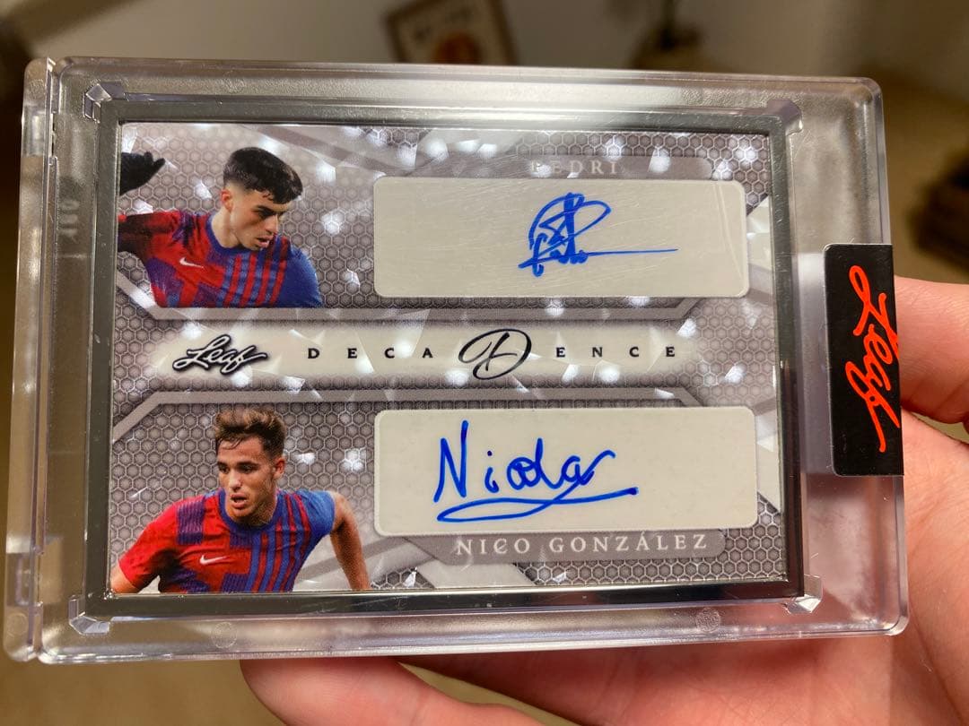 【世界に2枚】ペドリ サインカード pedri auto サッカー