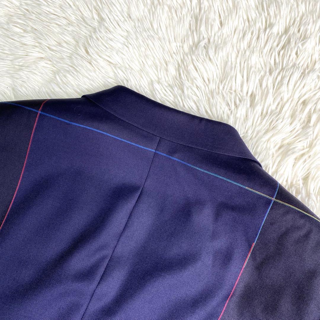 美品✨Paul smith 現行 テーラード バイカラー チェック リーフ 派手