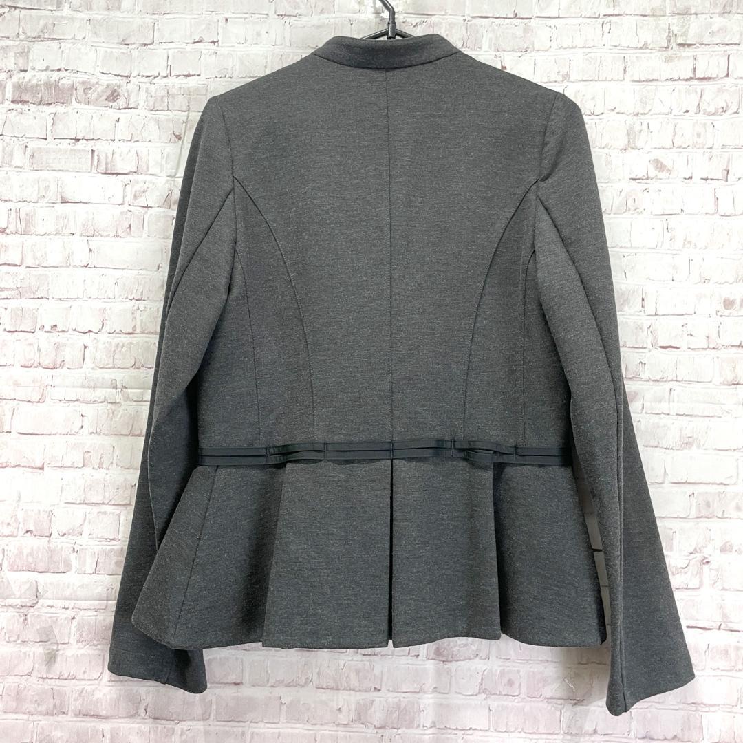 美品　バーバリー　14y 164cm（160cm） ジャケット　チャコールグレー