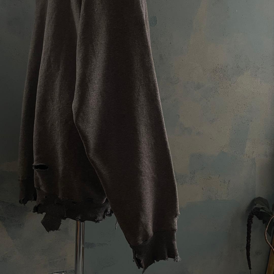 90s born paint“ grange”グレー”XL“boro sweat