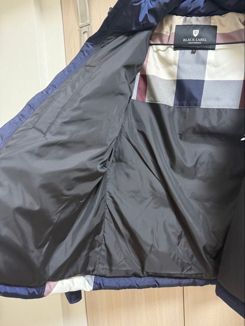 ブラックレーベルクレストブリッジ　ダウンジャケット　M ネイビー　希少　レア