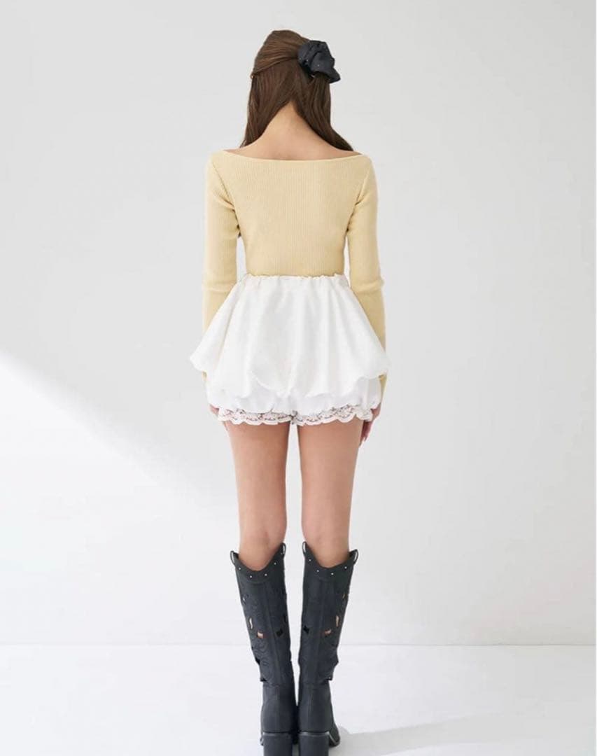 新品未使用タグ付き ダーリッチ　ミニスカート　darich 白　FREE