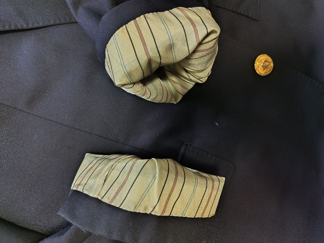 ポロラルフローレン ネイビー ブレザー サイズ180 紺ブレ 金ボタン