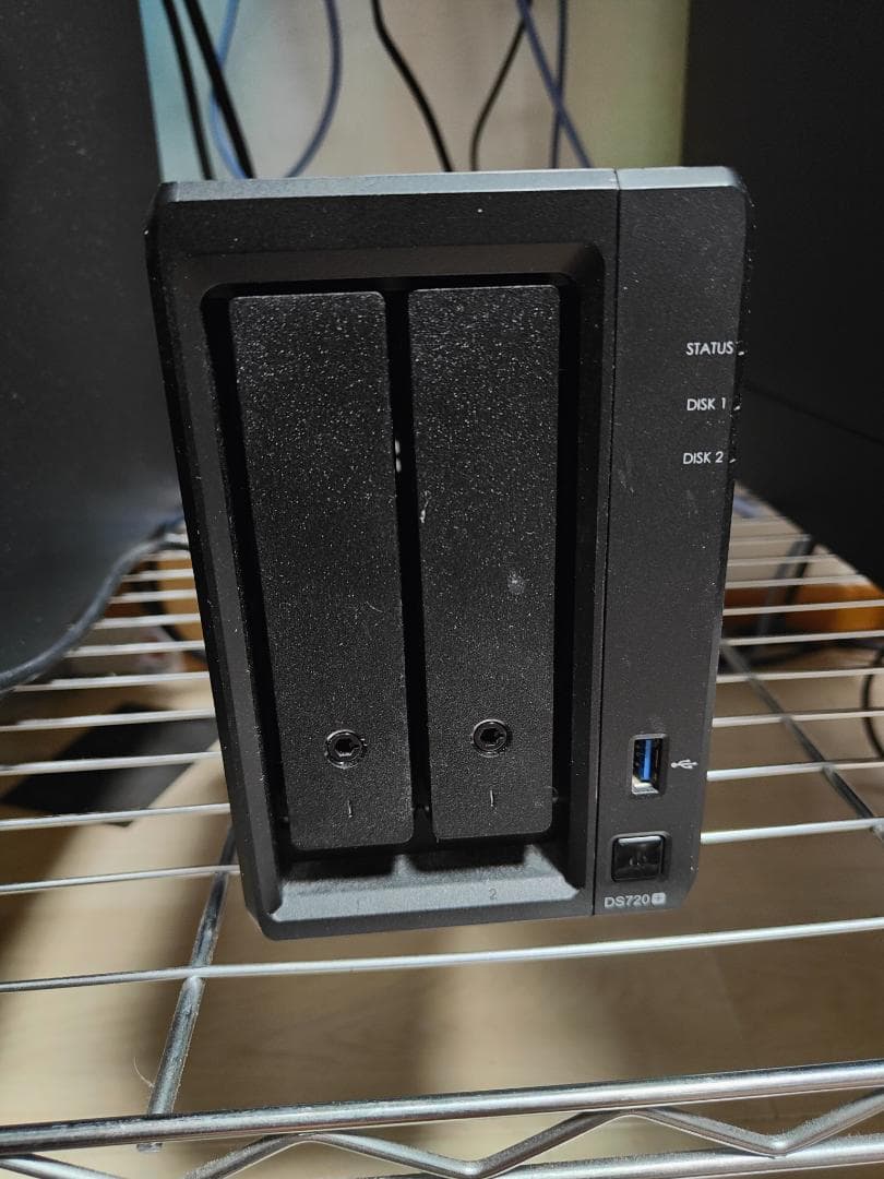 Synology DS720+/HDD8TBx2/メモリ/SSD