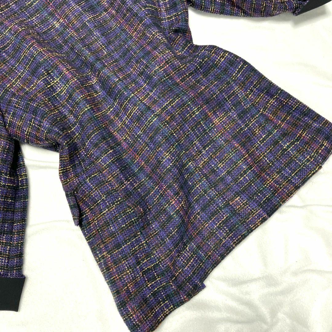 Christian Dior テーラードジャケット ダブル　シルク混　9号