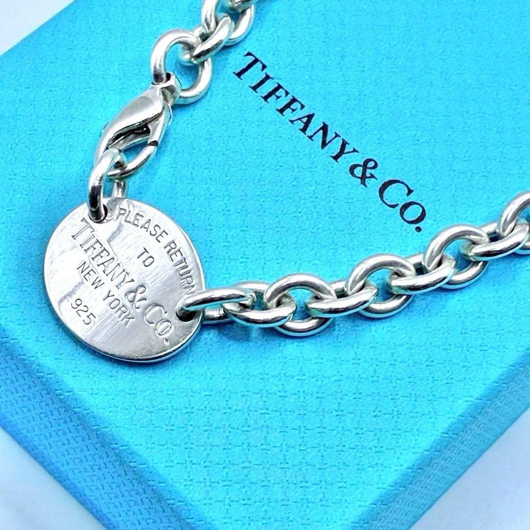 【袋付き】ティファニー　リターントゥ　オーバルタグ　チョーカー　ネックレス