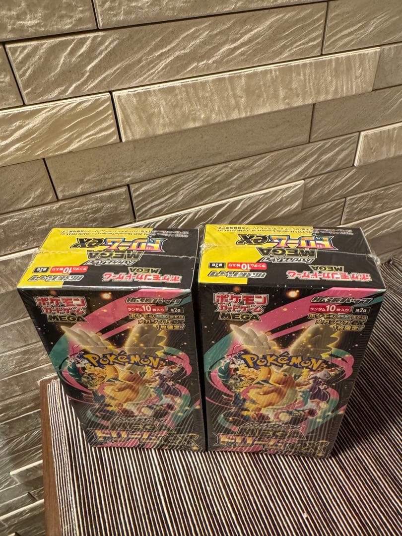 シュリンク付き ポケモンカード MEGA ドリーム ex 2BOX