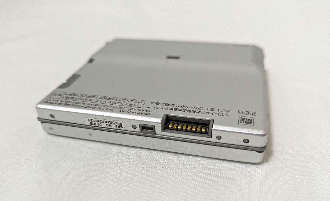 Panasonic MDプレーヤー SJ-MJ59 シルバー　動作品