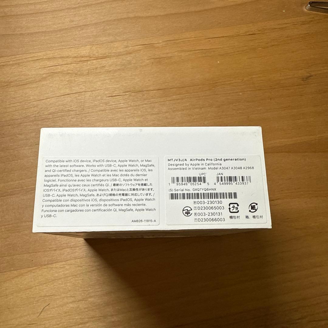 AirPods本体 ホワイト　左耳　Apple純正