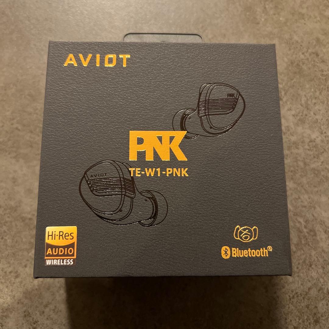 【クリスマスセール】AVIOT TE-W1-PNK ワイヤレスイヤホン