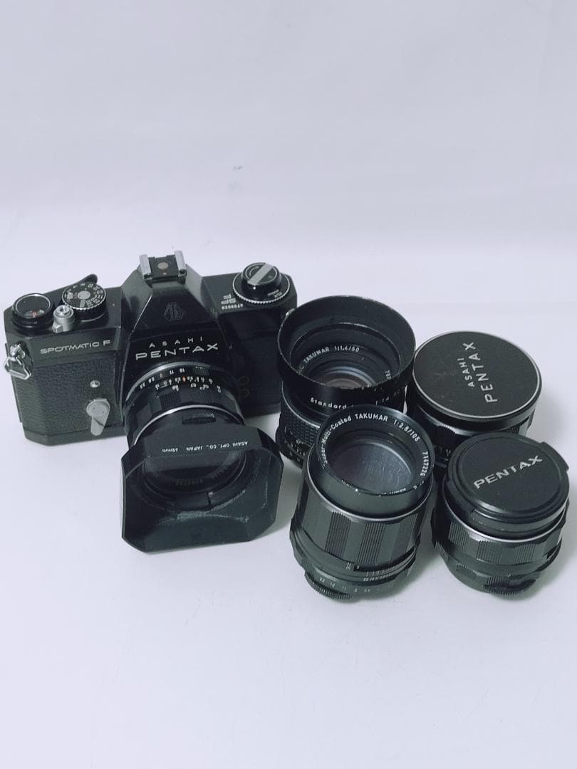 Pentax SPOTMATIC F レンズ5個付き フィルムカメラ