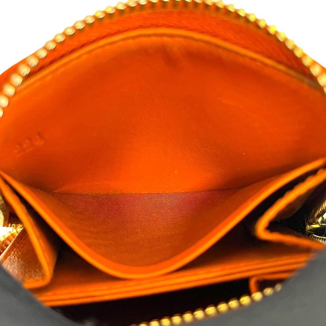 PRADA プラダ　ケース　オレンジ サフィアーノレザー　ミニ財布　46