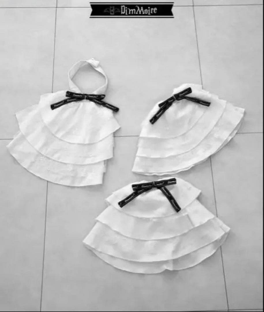 ディムモアール Dimmoire おめかし2wayブラウス ホワイトMサイズ