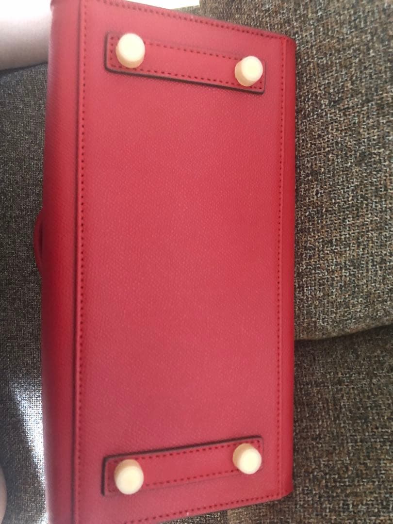 HERMES エルメス ノベルティ ハンドバッグ レッド バーキン25